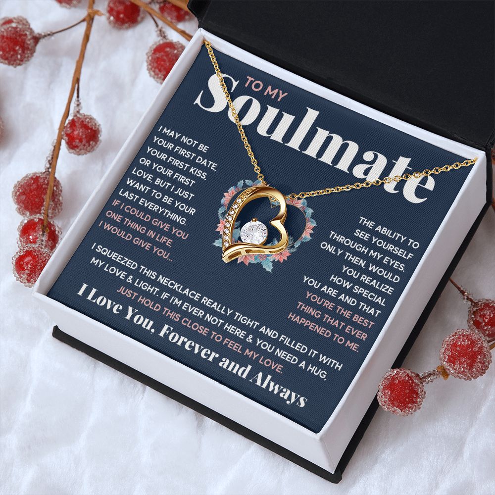 couples necklace to my wife birthday love gifts gift for girlfriend to my soulmate necklace for women gift ideas womens jewelry - ON CLOUD NINE GIFTS