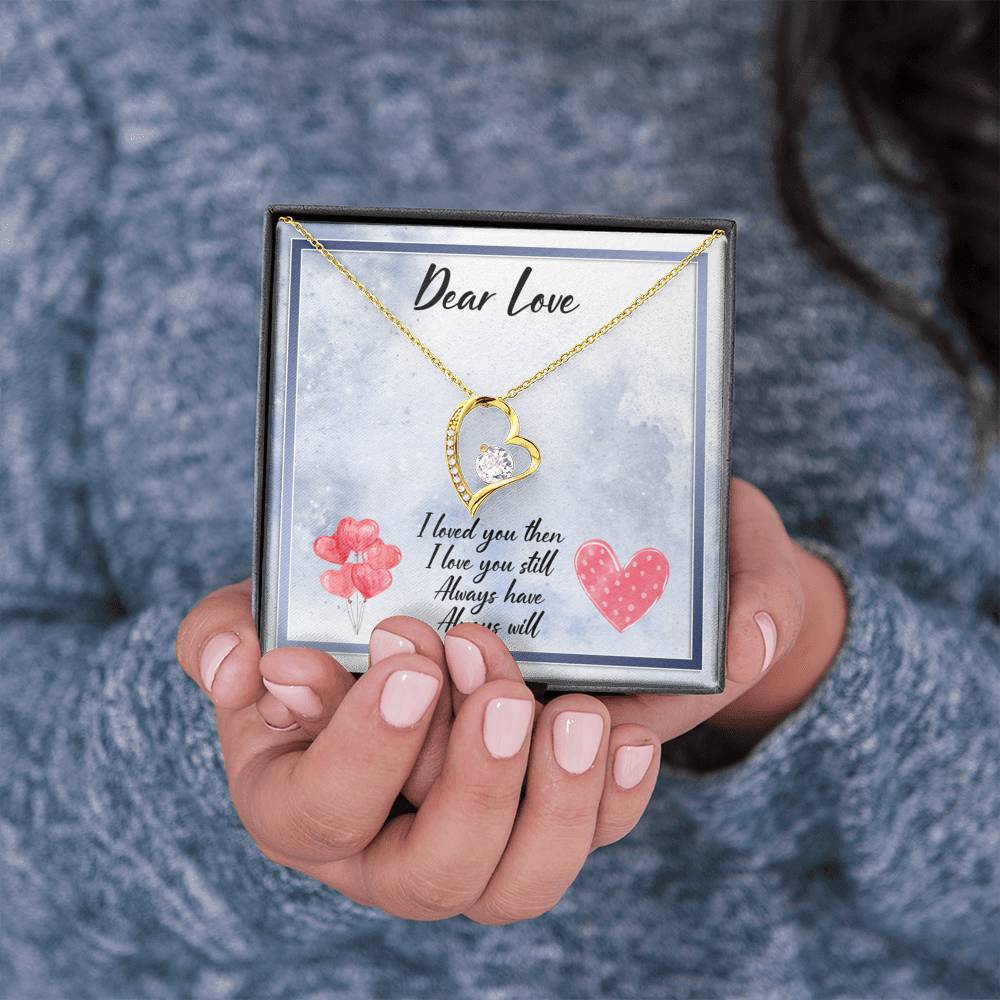 DEAR WIFE "LOVE YOU STILL" FOREVER LOVE NECKLACE GIFT SET - ON CLOUD NINE GIFTS