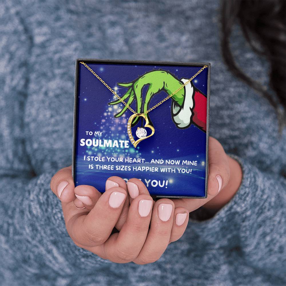 TO MY SOULMATE THREE SIZES HAPPIER TREE FOREVER LOVE NECKLACE GIFT SET - ON CLOUD NINE GIFTS