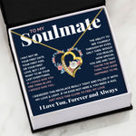 couples necklace to my wife birthday love gifts gift for girlfriend to my soulmate necklace for women gift ideas womens jewelry - ON CLOUD NINE GIFTS