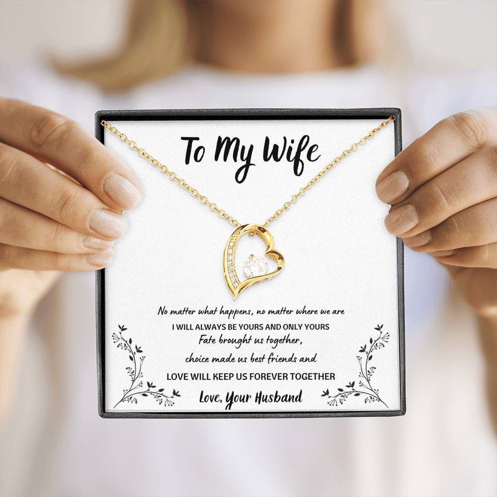 To My Wife "Forever Together" Forever Love Necklace Gift Set - ON CLOUD NINE GIFTS