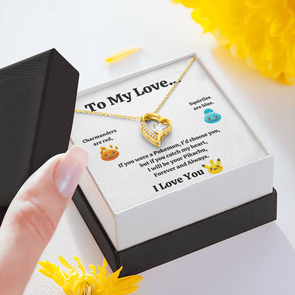 TO MY LOVE "CATCH MY HEART" FOREVER LOVE NECKLACE GIFT SET - ON CLOUD NINE GIFTS