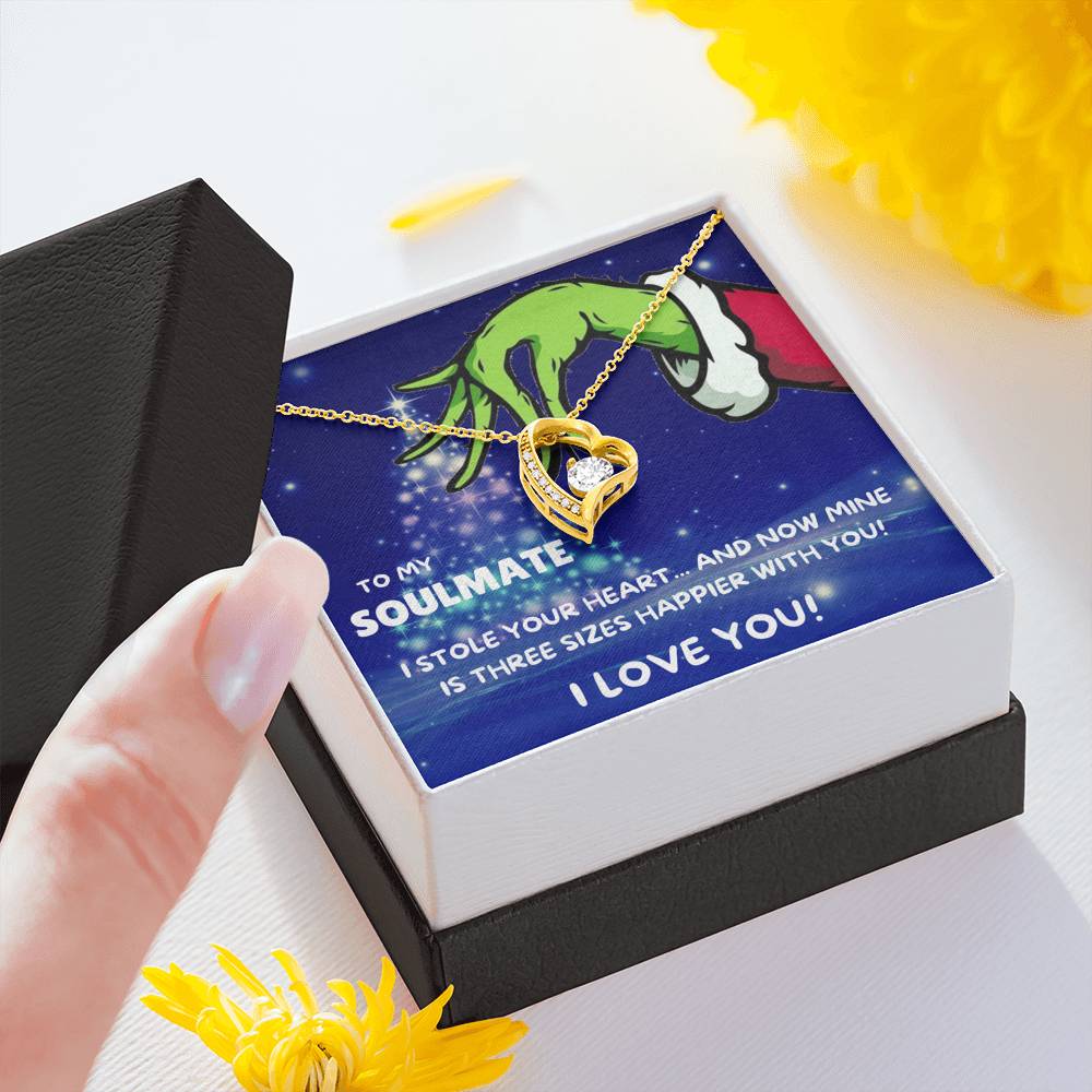 TO MY SOULMATE THREE SIZES HAPPIER TREE FOREVER LOVE NECKLACE GIFT SET - ON CLOUD NINE GIFTS