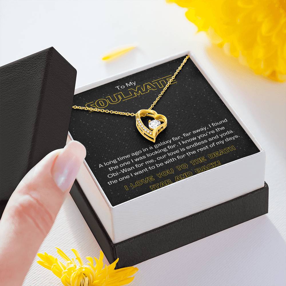 TO MY SOULMATE "GALAXY" FOREVER LOVE NECKLACE GIFT SET - ON CLOUD NINE GIFTS