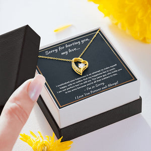 im sorry gifts for her gift card for women apology gifts for her please forgive me jewerly im sorry card apology card i love you necklace - ON CLOUD NINE GIFTS