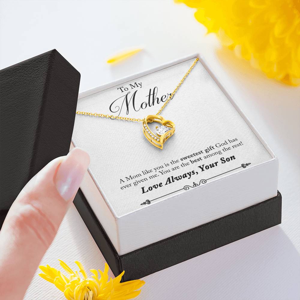 TO MY MOTHER "AMONG THE REST - SO" FOREVER LOVE NECKLACE GIFT SET - ON CLOUD NINE GIFTS