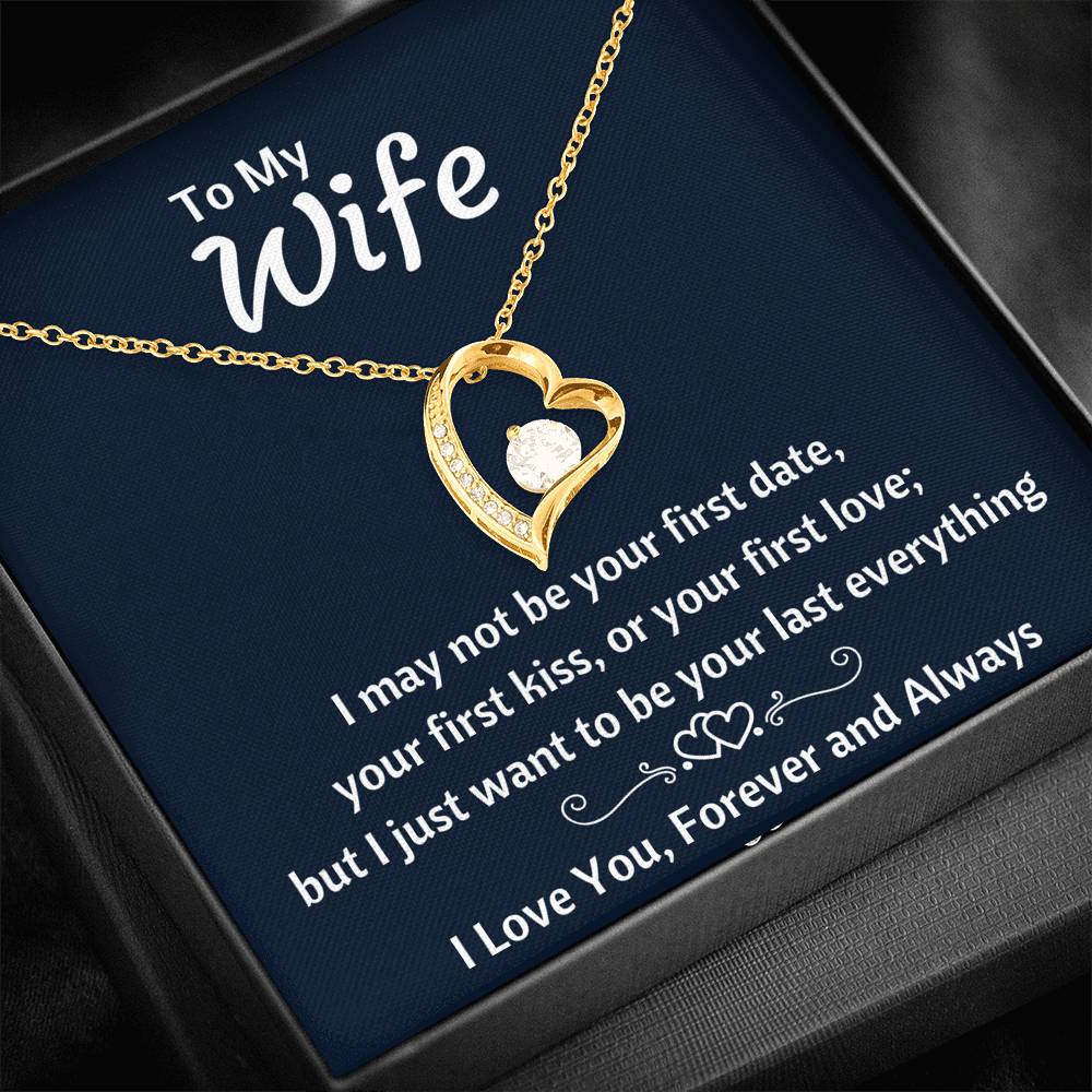 TO MY WIFE "YOUR LAST EVERYTHING" FOREVER LOVE NECKLACE GIFT SET - ON CLOUD NINE GIFTS