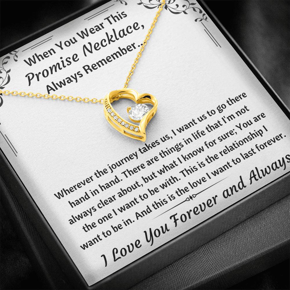 TO MY LOVE "PROMISE NECKLACE" FOREVER LOVE NECKLACE GIFT SET - ON CLOUD NINE GIFTS