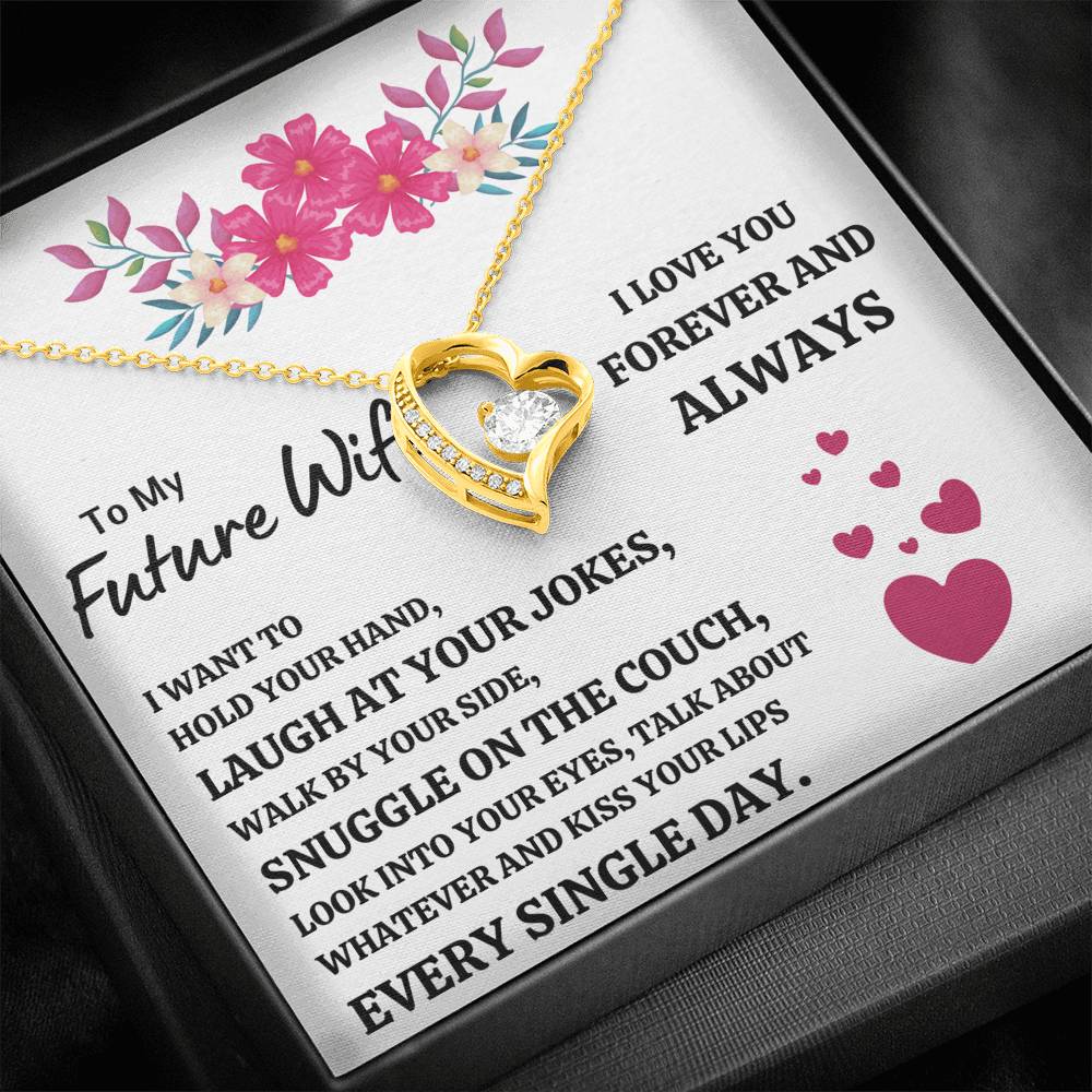 TO MY FUTURE WIFE "EVERY SINGLE DAY" FOREVER LOVE NECKLACE GIFT SET - ON CLOUD NINE GIFTS