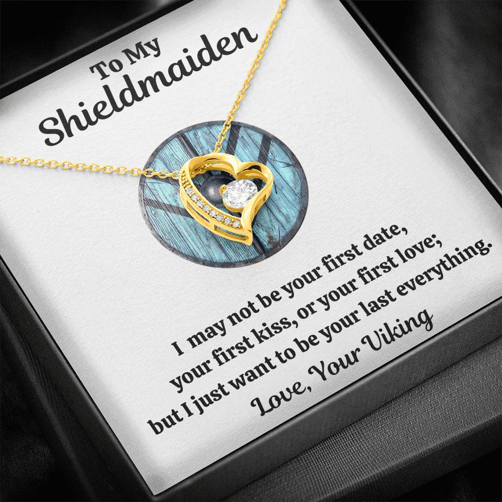 TO MY SHIELDMAIDEN "LAST EVERYTHING - BLUE" FOREVER LOVE NECKLACE GIFT SET - ON CLOUD NINE GIFTS