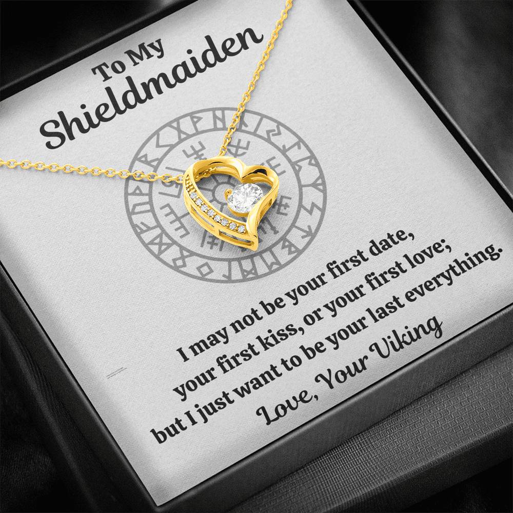 TO MY SHIELDMAIDEN "LAST EVERYTHING" FOREVER LOVE HEART NECKLACE GIFT SET - ON CLOUD NINE GIFTS