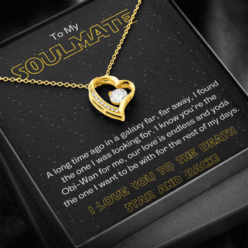 TO MY SOULMATE "GALAXY" FOREVER LOVE NECKLACE GIFT SET - ON CLOUD NINE GIFTS