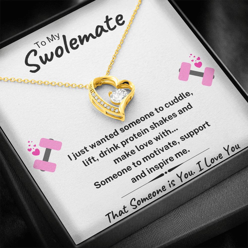 TO MY SWOLEMATE "SOMEONE TO" FOREVER LOVE NECKLACE GIFT SET - ON CLOUD NINE GIFTS