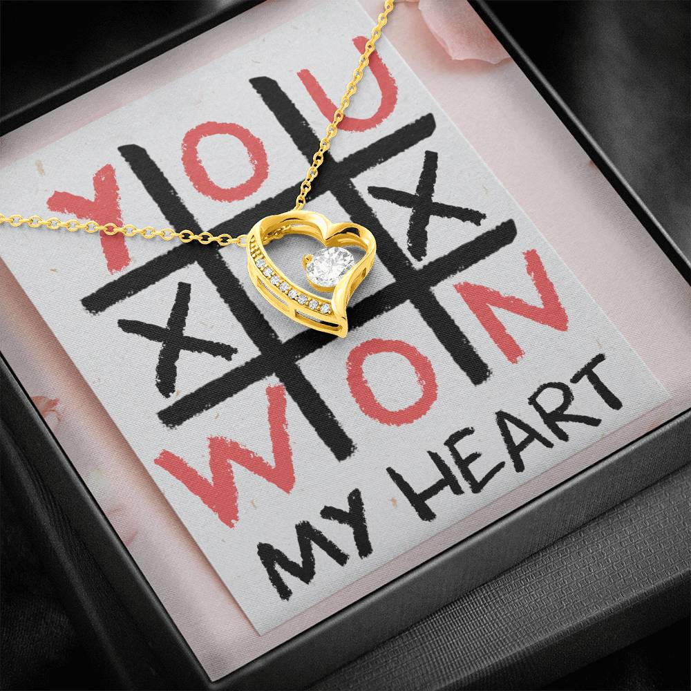 TO MY LOVE "TIC TAC TOE" FOREVER LOVE NECKLACE VALENTINES DAY GIFT SET - ON CLOUD NINE GIFTS