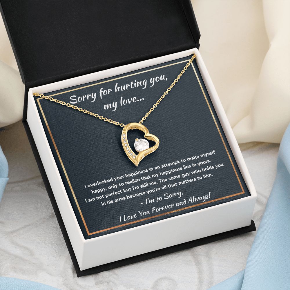 im sorry gifts for her gift card for women apology gifts for her please forgive me jewerly im sorry card apology card i love you necklace - ON CLOUD NINE GIFTS