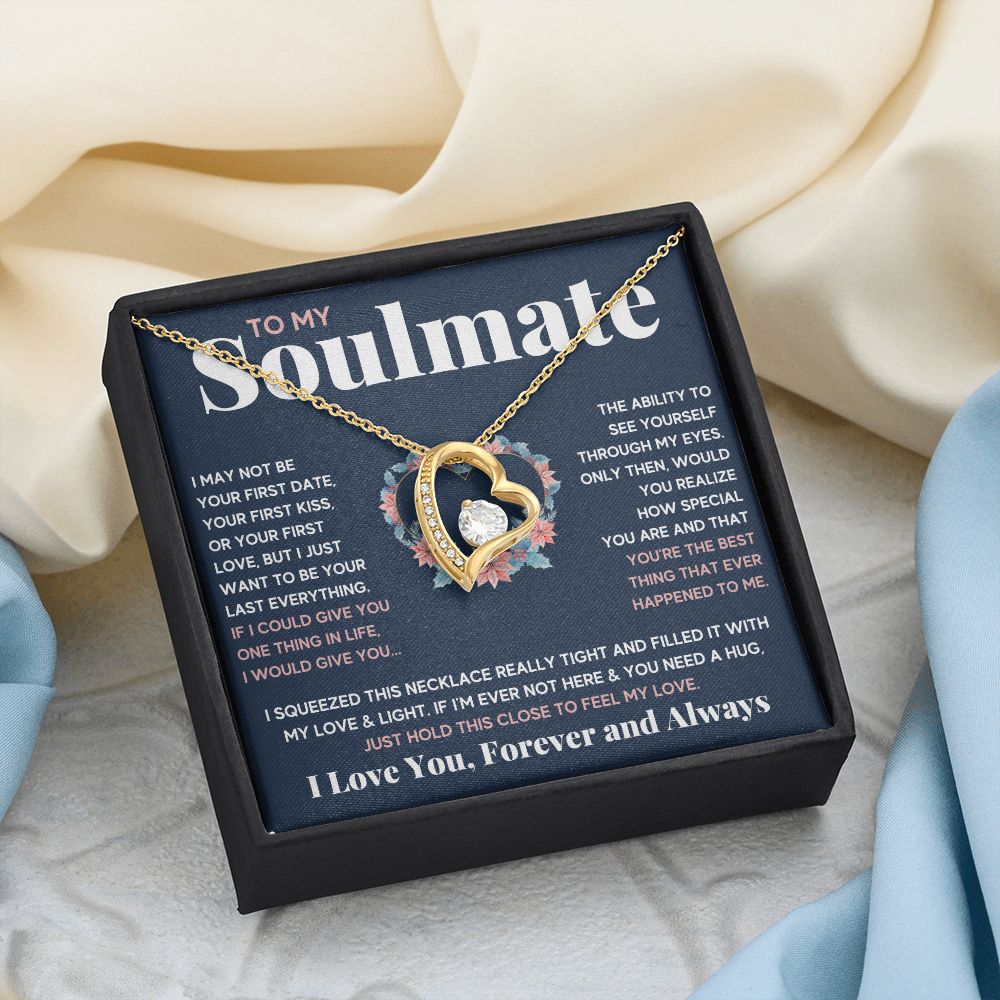 couples necklace to my wife birthday love gifts gift for girlfriend to my soulmate necklace for women gift ideas womens jewelry - ON CLOUD NINE GIFTS