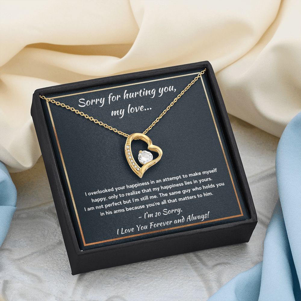 im sorry gifts for her gift card for women apology gifts for her please forgive me jewerly im sorry card apology card i love you necklace - ON CLOUD NINE GIFTS