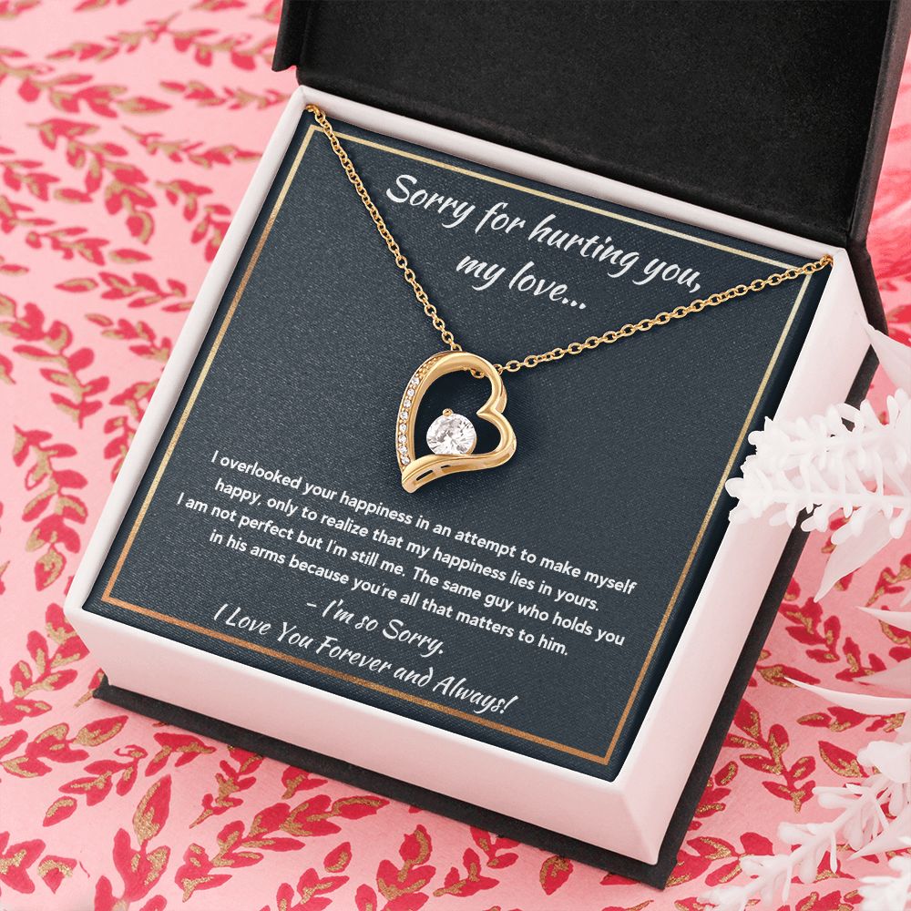 im sorry gifts for her gift card for women apology gifts for her please forgive me jewerly im sorry card apology card i love you necklace - ON CLOUD NINE GIFTS