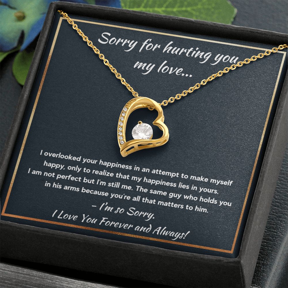 im sorry gifts for her gift card for women apology gifts for her please forgive me jewerly im sorry card apology card i love you necklace - ON CLOUD NINE GIFTS