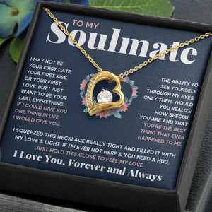 couples necklace to my wife birthday love gifts gift for girlfriend to my soulmate necklace for women gift ideas womens jewelry - ON CLOUD NINE GIFTS