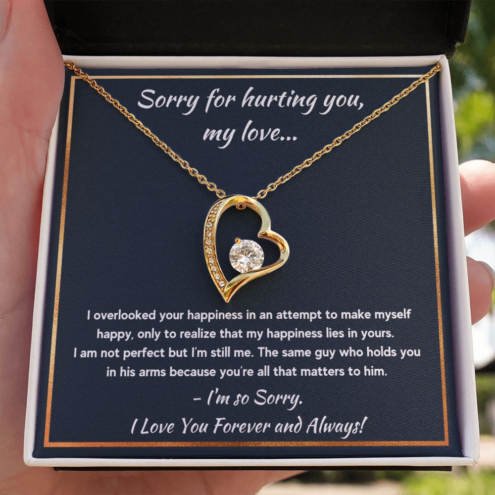im sorry gifts for her gift card for women apology gifts for her please forgive me jewerly im sorry card apology card i love you necklace - ON CLOUD NINE GIFTS