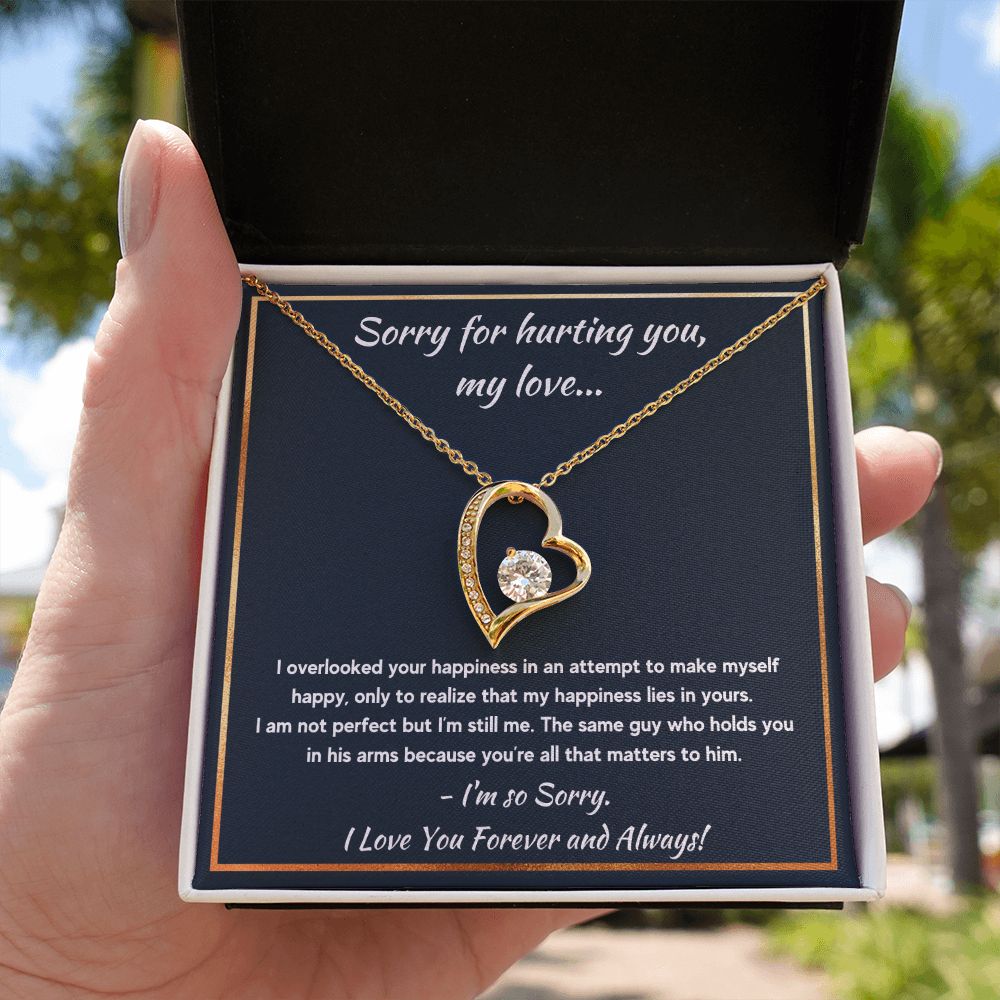 im sorry gifts for her gift card for women apology gifts for her please forgive me jewerly im sorry card apology card i love you necklace - ON CLOUD NINE GIFTS