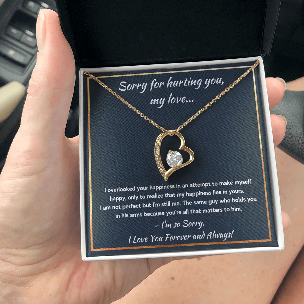 im sorry gifts for her gift card for women apology gifts for her please forgive me jewerly im sorry card apology card i love you necklace - ON CLOUD NINE GIFTS