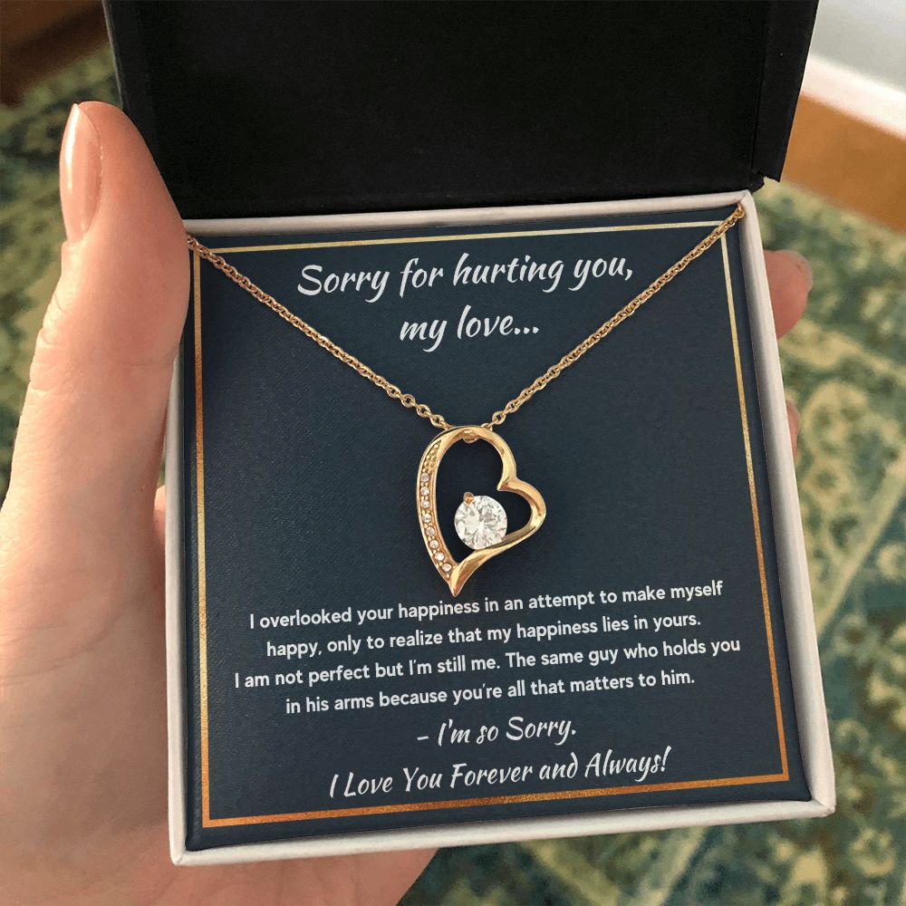 im sorry gifts for her gift card for women apology gifts for her please forgive me jewerly im sorry card apology card i love you necklace - ON CLOUD NINE GIFTS