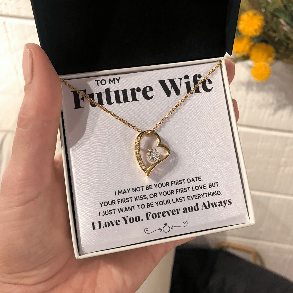 promise necklace for her fiance gifts for her necklaces for couples love necklace soulmate jewelry future wife necklace womens jewelry - ON CLOUD NINE GIFTS