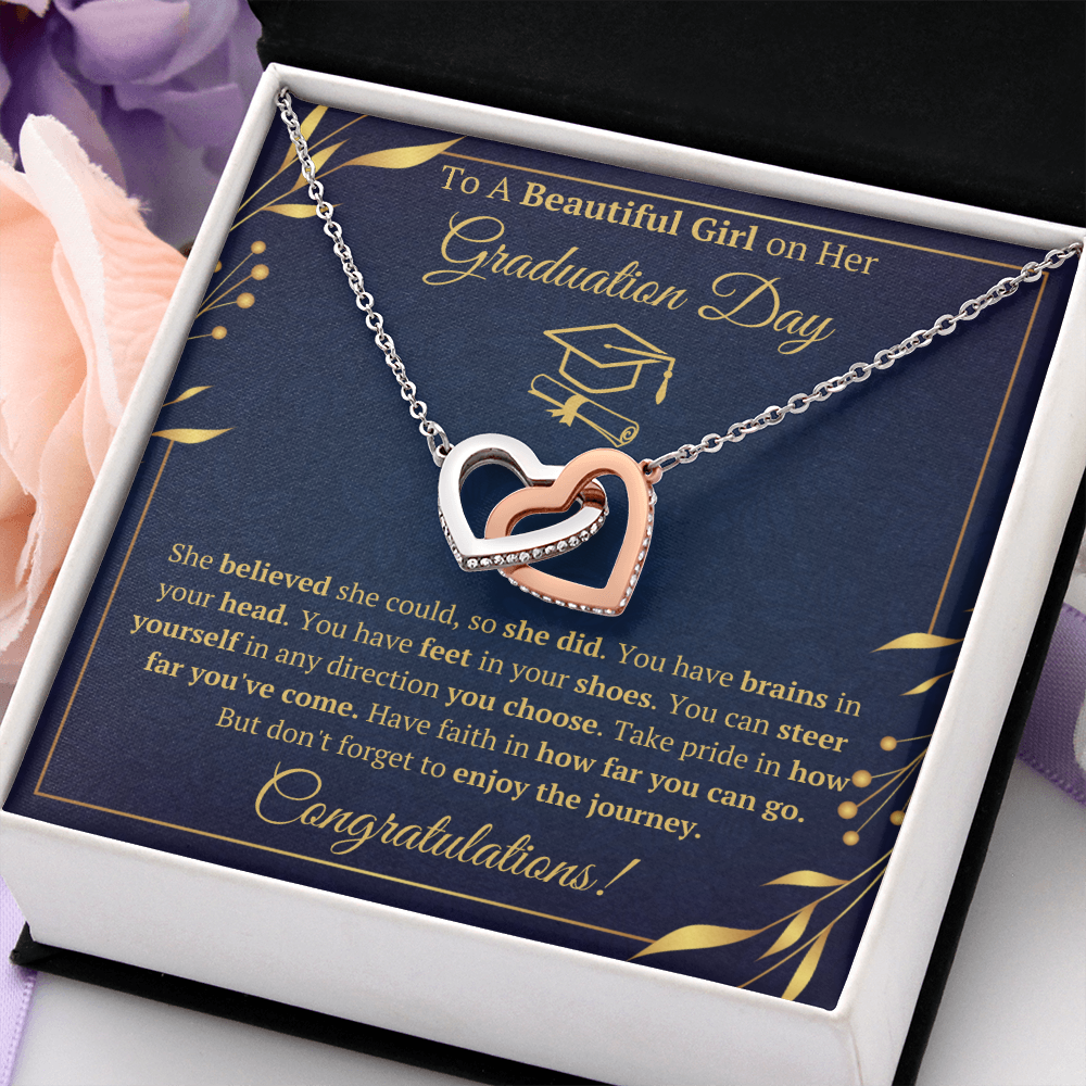 College graduation gifts for her female mba graduation presents for daughter class of 2022 jewelry pendant with message card and gift box - ON CLOUD NINE GIFTS