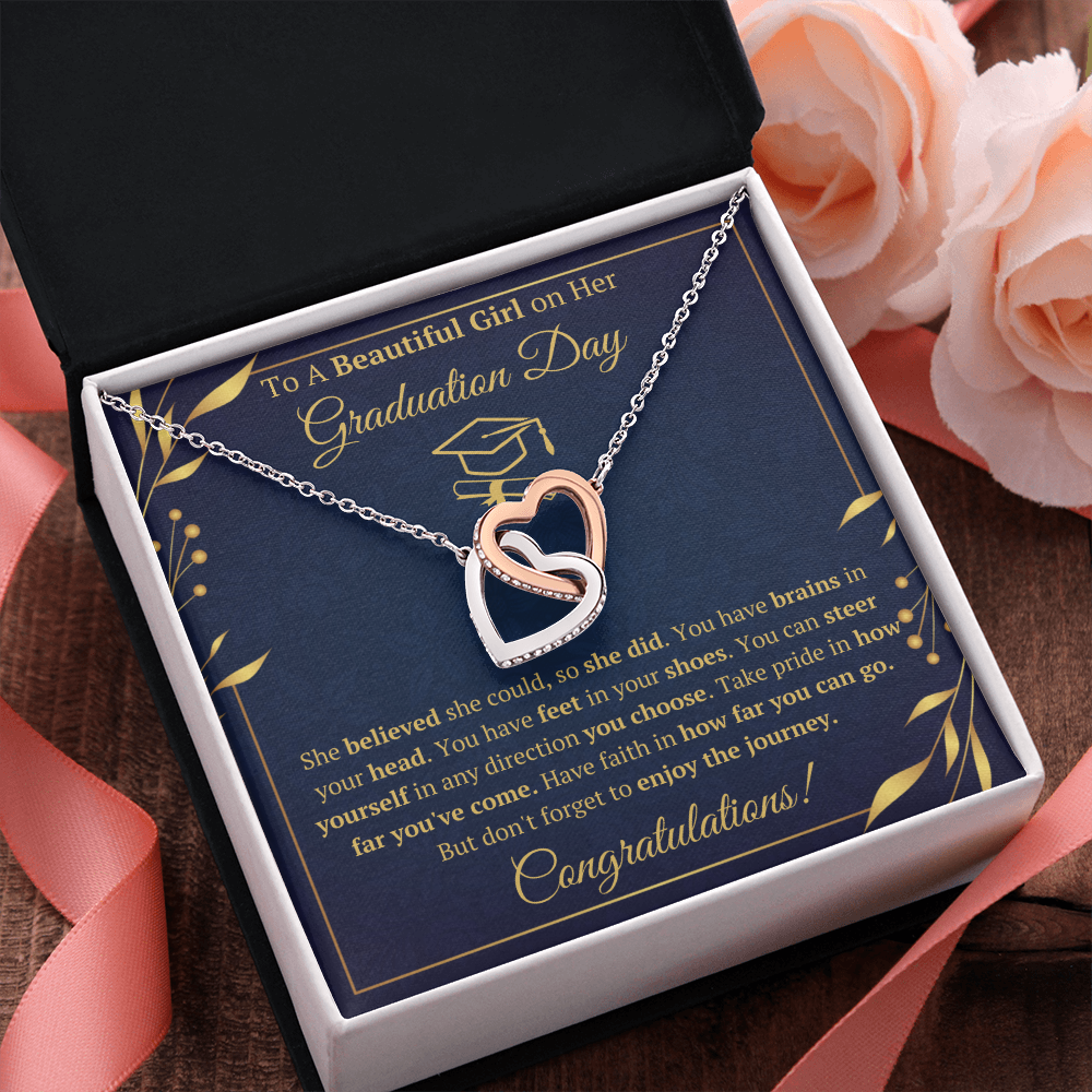 College graduation gifts for her female mba graduation presents for daughter class of 2022 jewelry pendant with message card and gift box - ON CLOUD NINE GIFTS