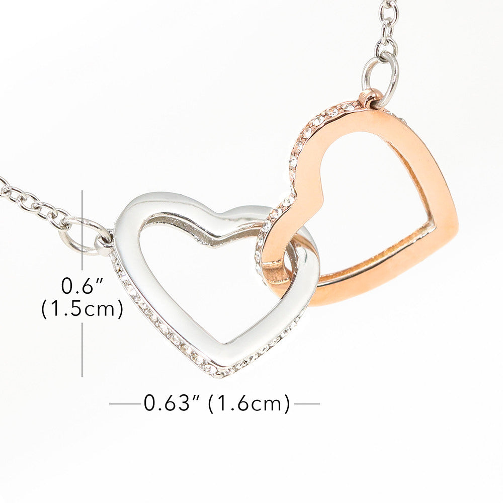 TO MY LITTLE GIRL FISHING PARTNER INTERLOCKING NECKLACE - ON CLOUD NINE GIFTS