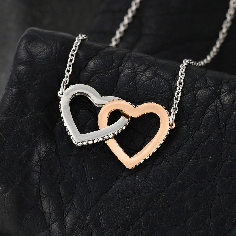 TO MY FUTURE WIFE "COMMITTED" INTERLOCKING HEARTS NECKLACE GIFT SET - ON CLOUD NINE GIFTS