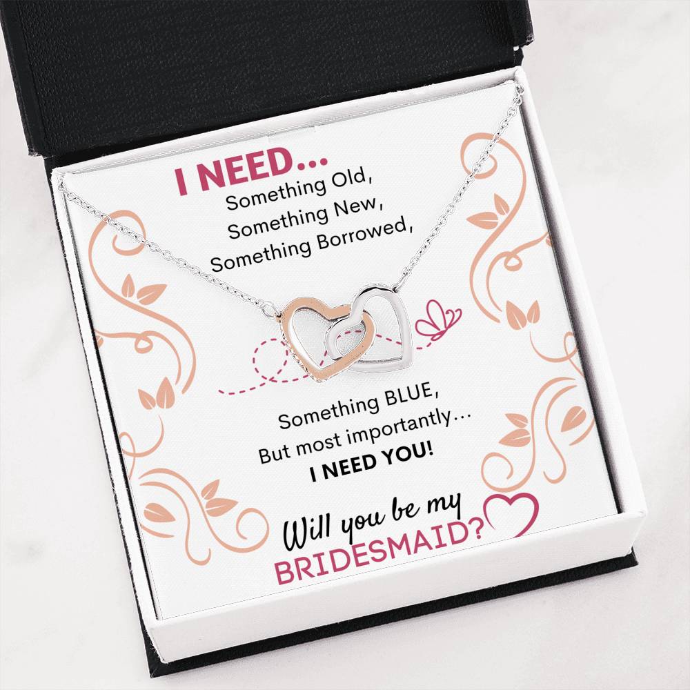 BRIDESMAID INTERLOCKING NECKLACE - ON CLOUD NINE GIFTS