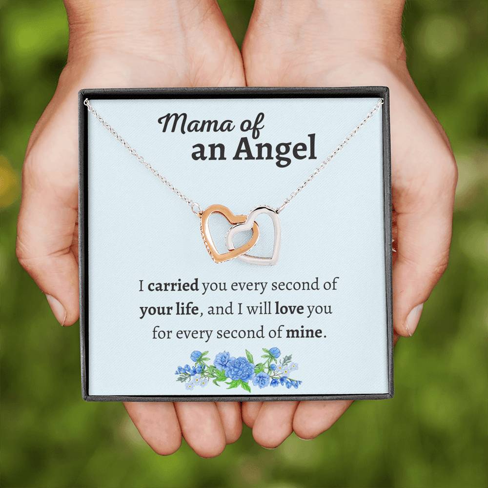 MAMA OF ANGEL INTERLOCKING NECKLACE GIFT SET - ON CLOUD NINE GIFTS