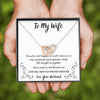 To My Wife "Forever Together" Interlocking Hearts Necklace Gift Set - ON CLOUD NINE GIFTS