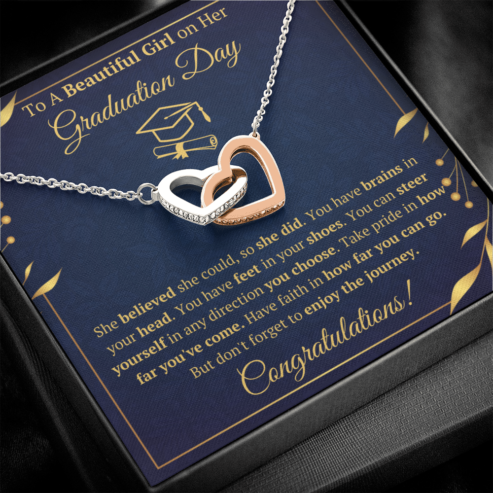 College graduation gifts for her female mba graduation presents for daughter class of 2022 jewelry pendant with message card and gift box - ON CLOUD NINE GIFTS