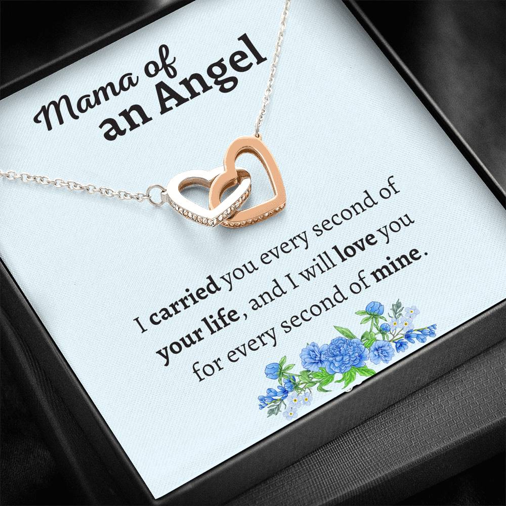 MAMA OF ANGEL INTERLOCKING NECKLACE GIFT SET - ON CLOUD NINE GIFTS