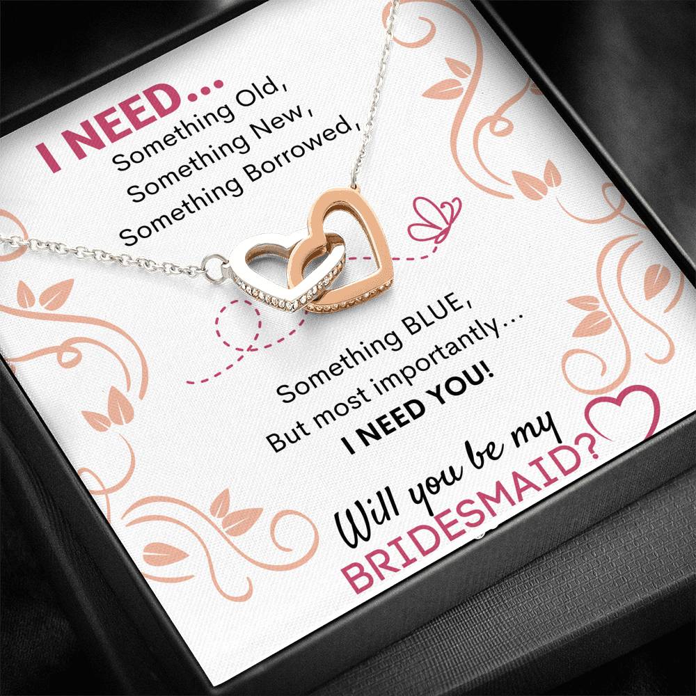 BRIDESMAID INTERLOCKING NECKLACE - ON CLOUD NINE GIFTS