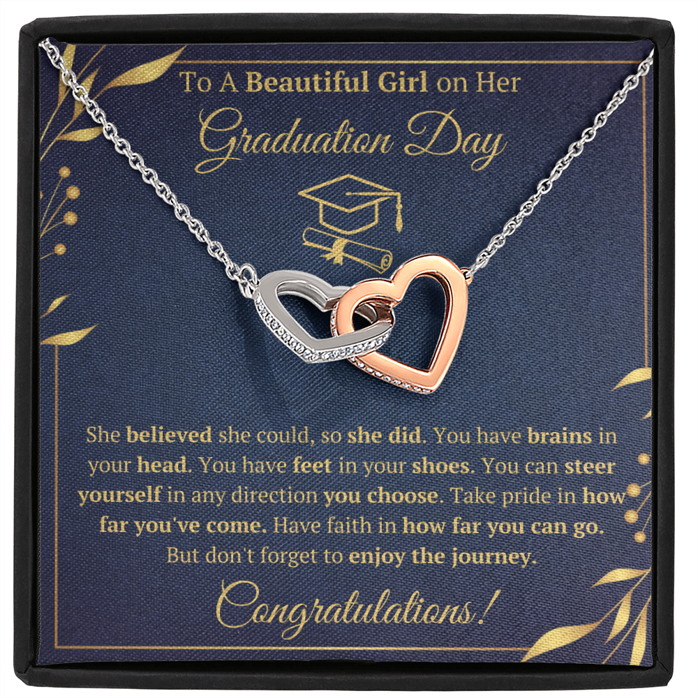 College graduation gifts for her female mba graduation presents for daughter class of 2022 jewelry pendant with message card and gift box - ON CLOUD NINE GIFTS