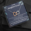 TO MY DAUGHTER IN LAW HONOR FRAME INTERLOCKING NECKLACE GIFT SET - ON CLOUD NINE GIFTS