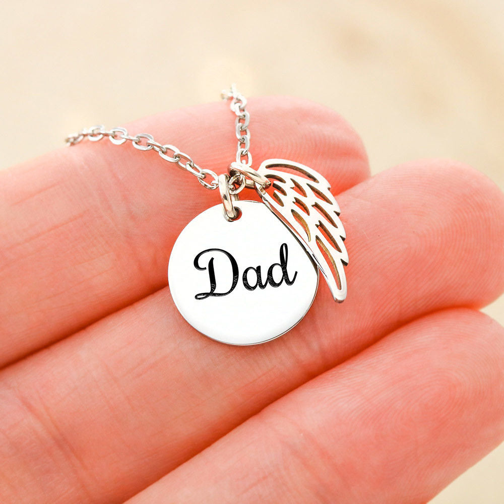 TO MY GUARDIAN ANGEL "LOVE" REMEMBRACE DAD NECKLACE GIFT SET - ON CLOUD NINE GIFTS