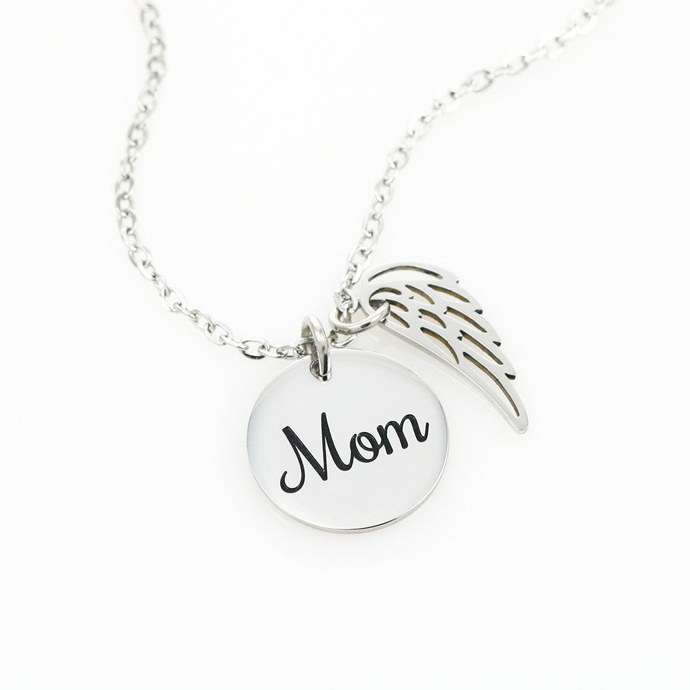 A PIECE OF MY HEART MOM MEMORIAL NECKLACE | MESSAGE CARD | GIFT BOX - ON CLOUD NINE GIFTS