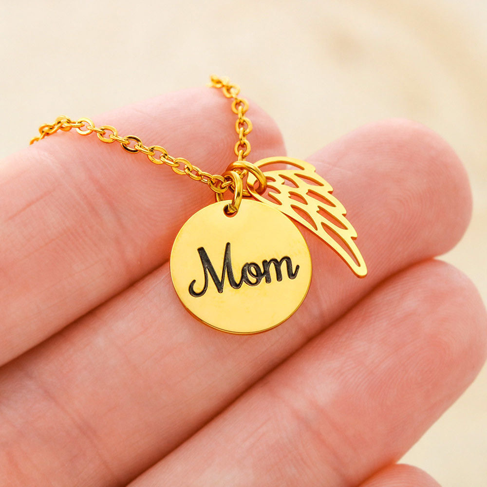 THANK YOU FOR EVERYTHING MOM MEMORIAL NECKLACE | MESSAGE CARD | GIFT BOX - ON CLOUD NINE GIFTS