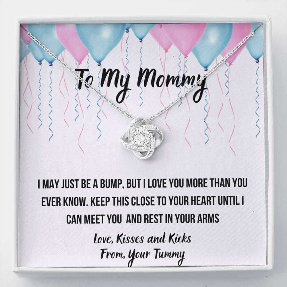TO MY MOMMY "CELEBRATION" LOVE KNOT NECKLACE GIFT SET - ON CLOUD NINE GIFTS