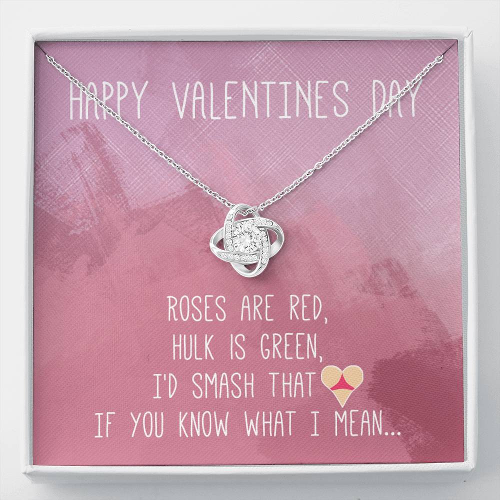 TO MY LOVE "BUTT" LOVE KNOT NECKLACE VALENTINES DAY GIFT SET - ON CLOUD NINE GIFTS
