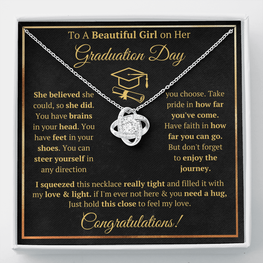 College graduation gifts for her female mba graduation presents for daughter class of 2022 jewelry pendant with message card and gift box - ON CLOUD NINE GIFTS