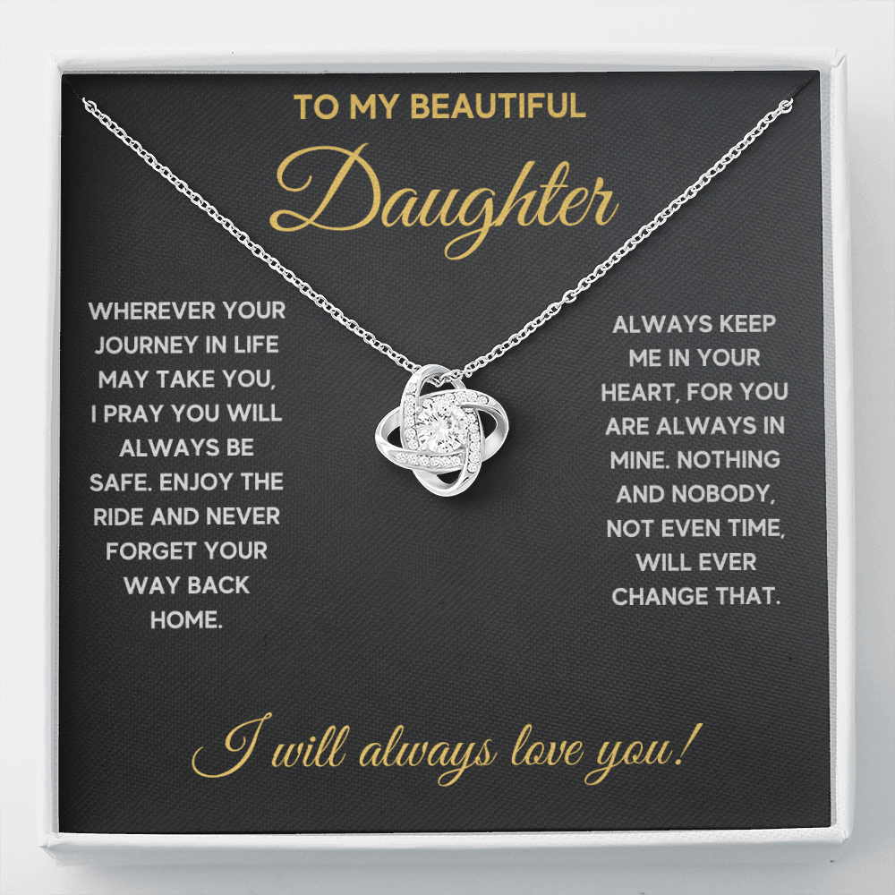 21st birthday gifts for daughter, to my daughter necklace, mother daughter jewelry gold, gift from dad to daughter - ON CLOUD NINE GIFTS