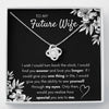 TO MY FUTURE WIFE FIND YOU SOONER LOVE KNOT NECKLACE - ON CLOUD NINE GIFTS