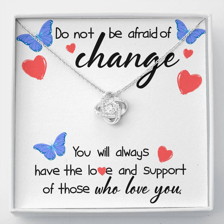 LOVE AND SUPPORT LOVE KNOT NECKLACE GIFT SET - ON CLOUD NINE GIFTS